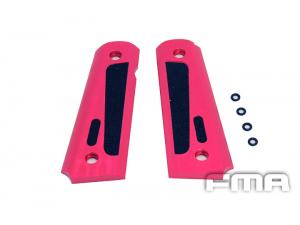 FMA CNC Aluminium 1911 MEU Grip Cover TYPE  B (RED)  tb241